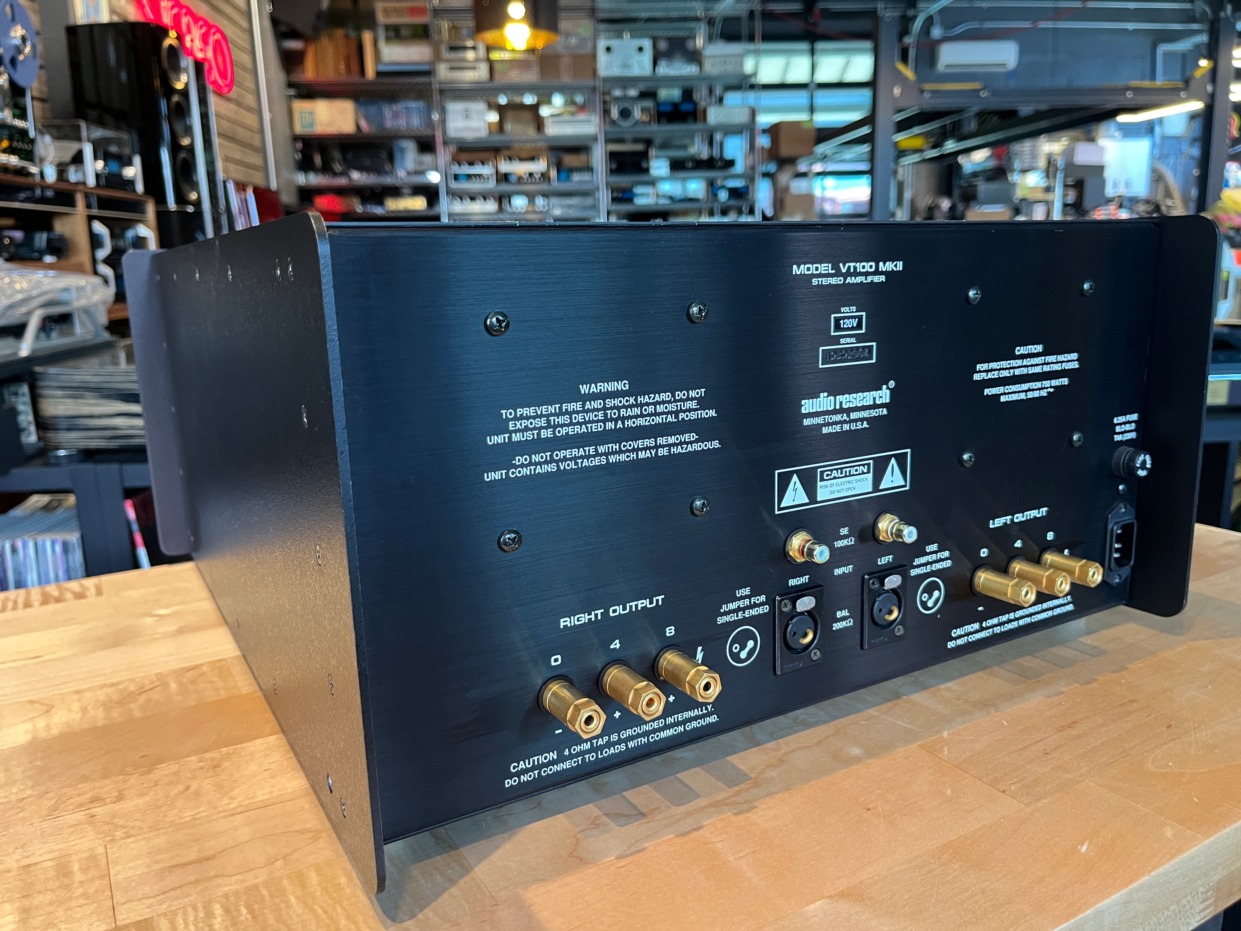 Audio Research VT100 MKII Tube Amplifier - Serviced + New Tubes