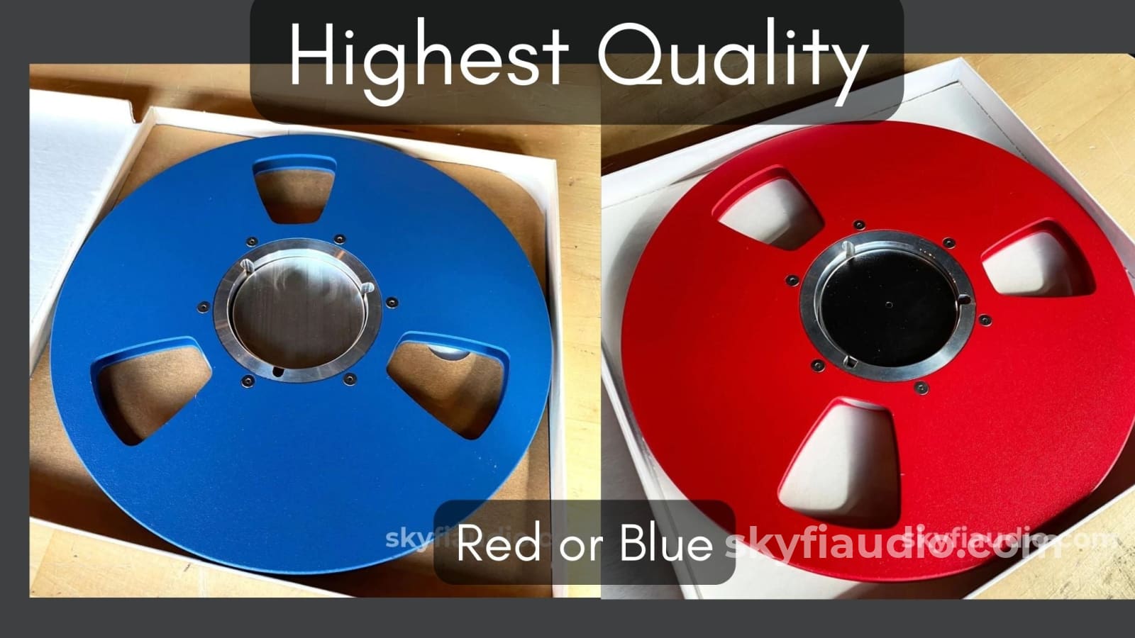 10 NAB Take Up Reel in Red or Blue - Super High Quality - NEW