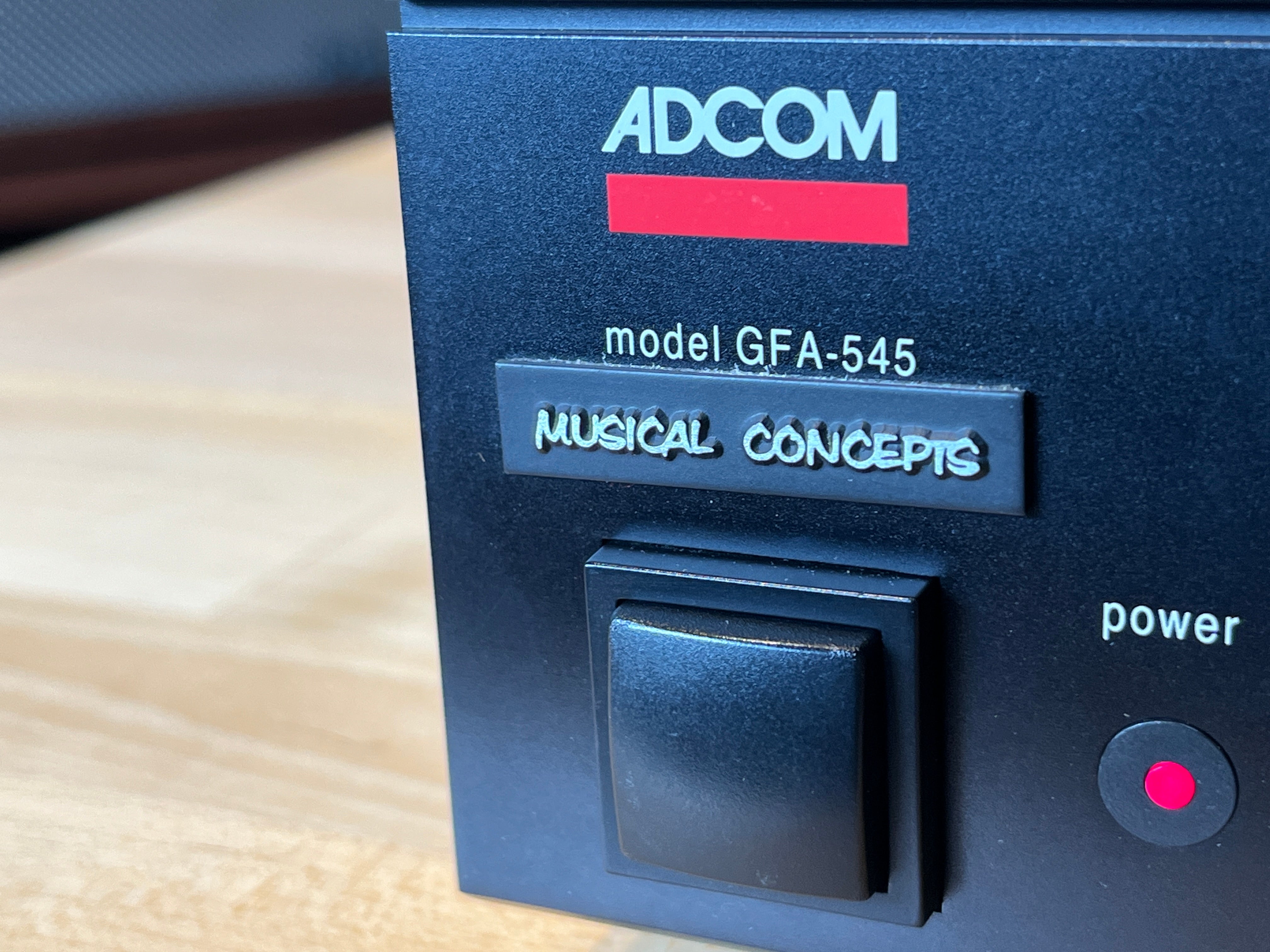 Adcom GFA-545 Solid State Amplifier - Upgraded by Musical Concepts