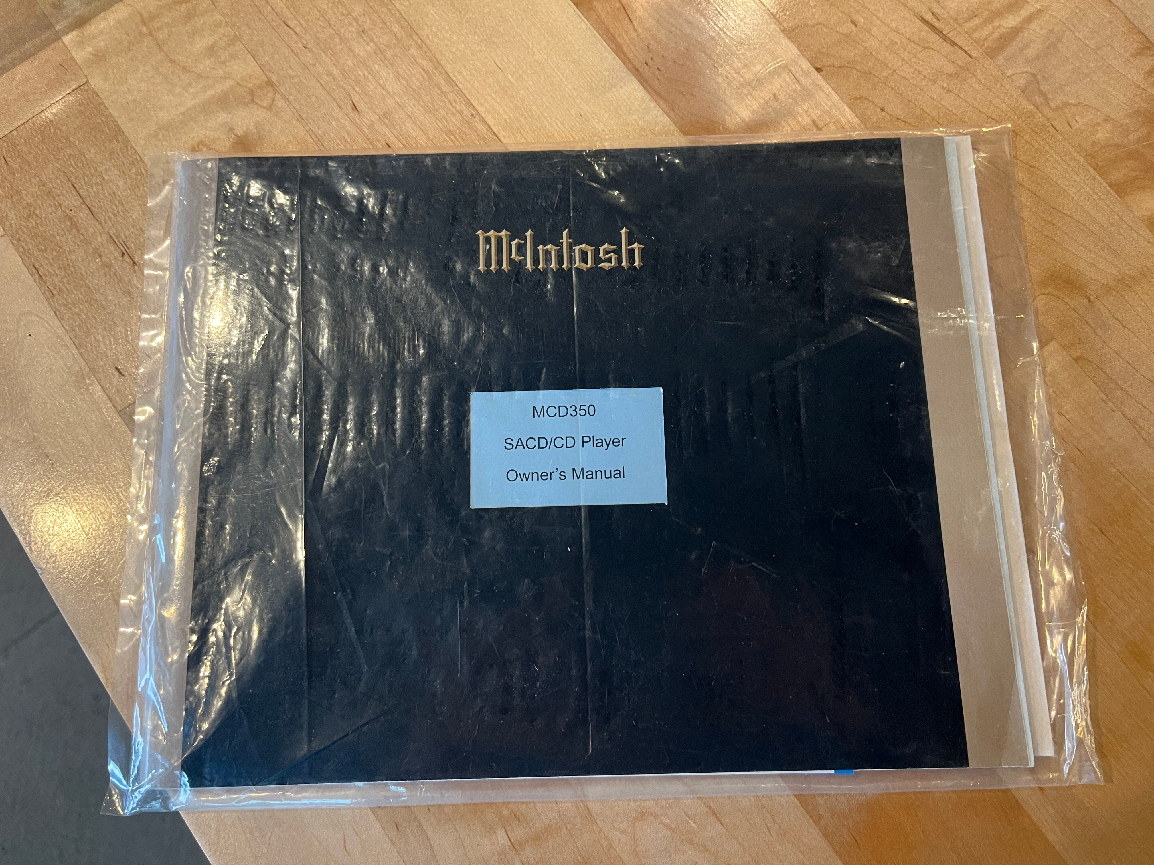 McIntosh MCD350 SACD Player - Pre-Loved