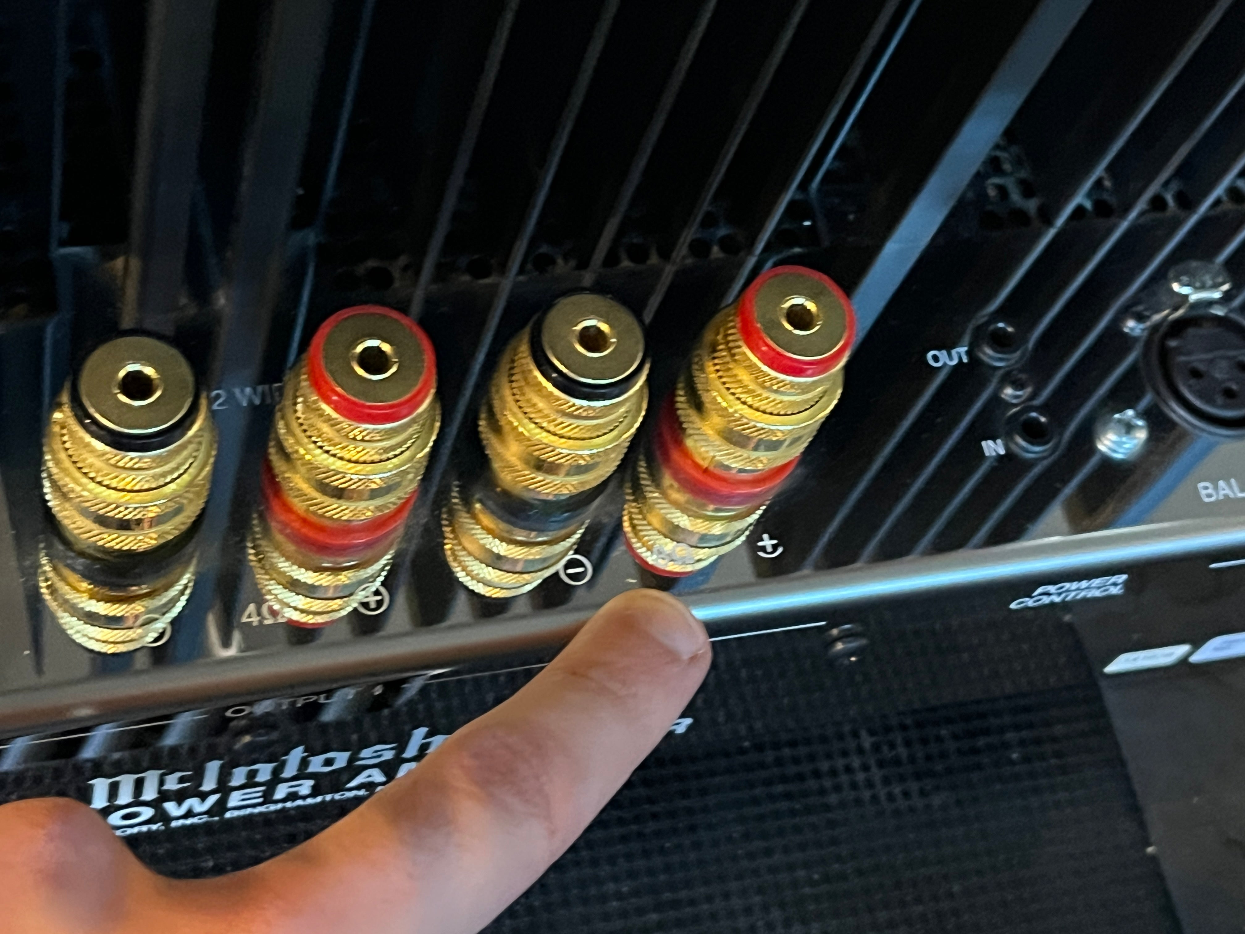 McIntosh MC501 Monoblock Amplifier Pair - Consecutive Serials, Fiber Optic