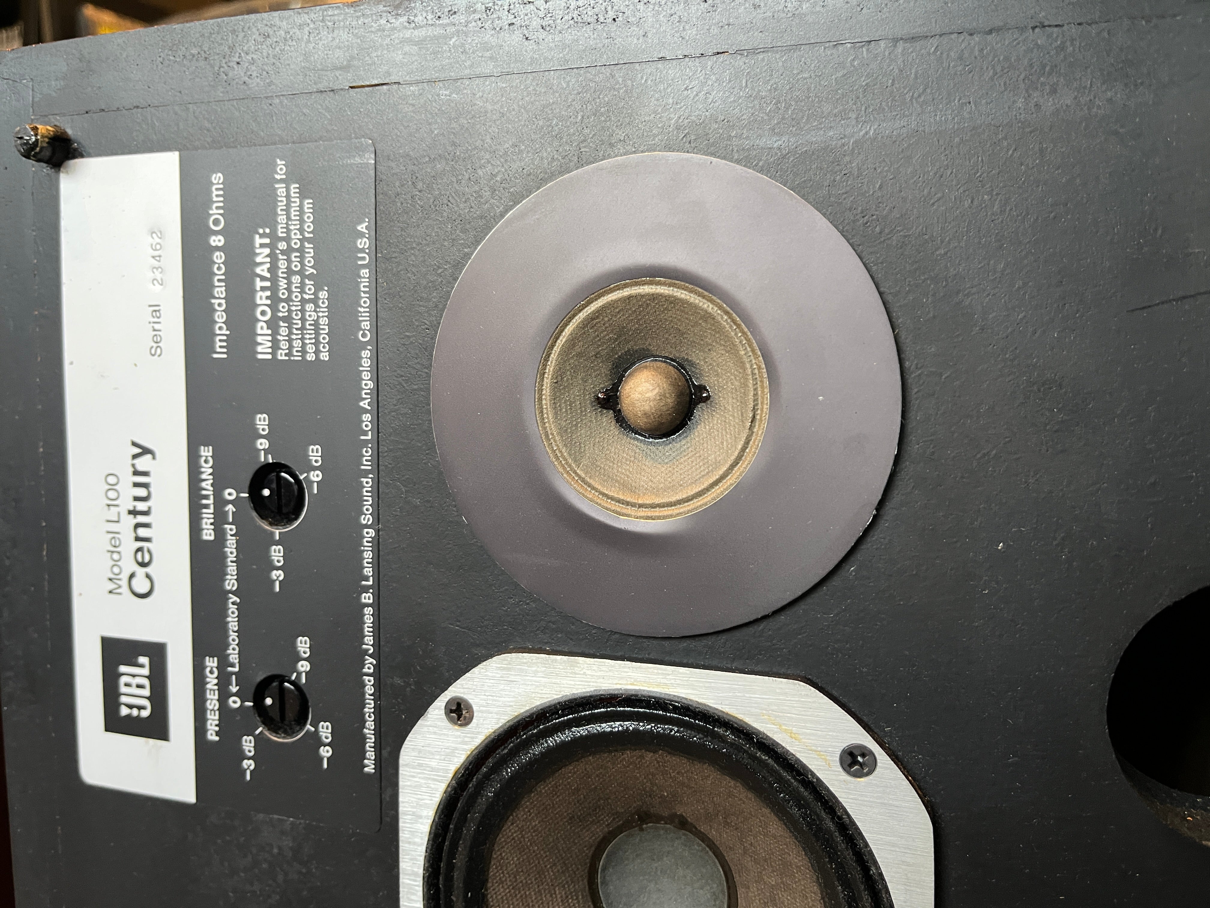 JBL L100 Century Vintage Loudspeakers - Survivors