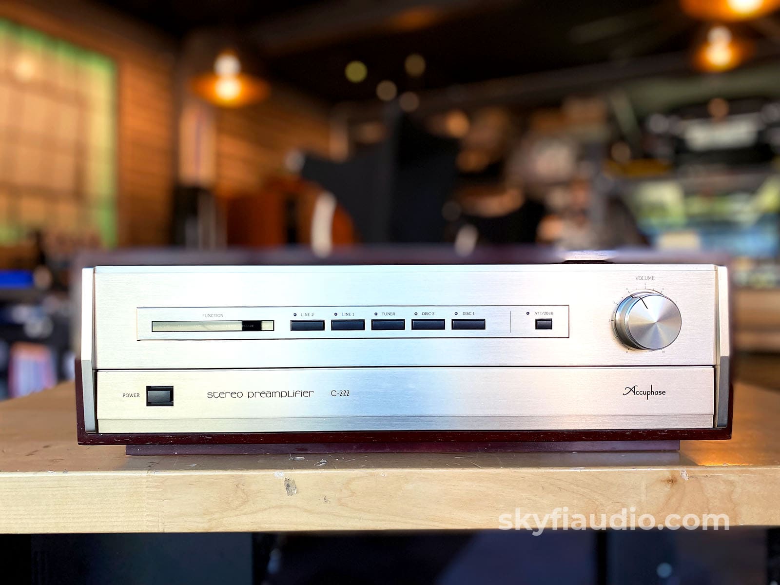M7332 Accuphase C-222 プリアンプ コントロールアンプ Accuphase C-222 Analog Preamp with Dual Phono - Japanese Gold!