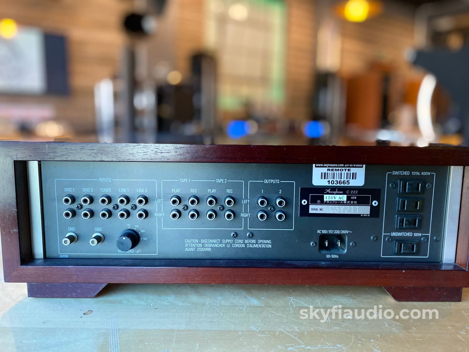 Accuphase C-222 Analog Preamp With Dual Phono - Japanese Gold! Preamplifier