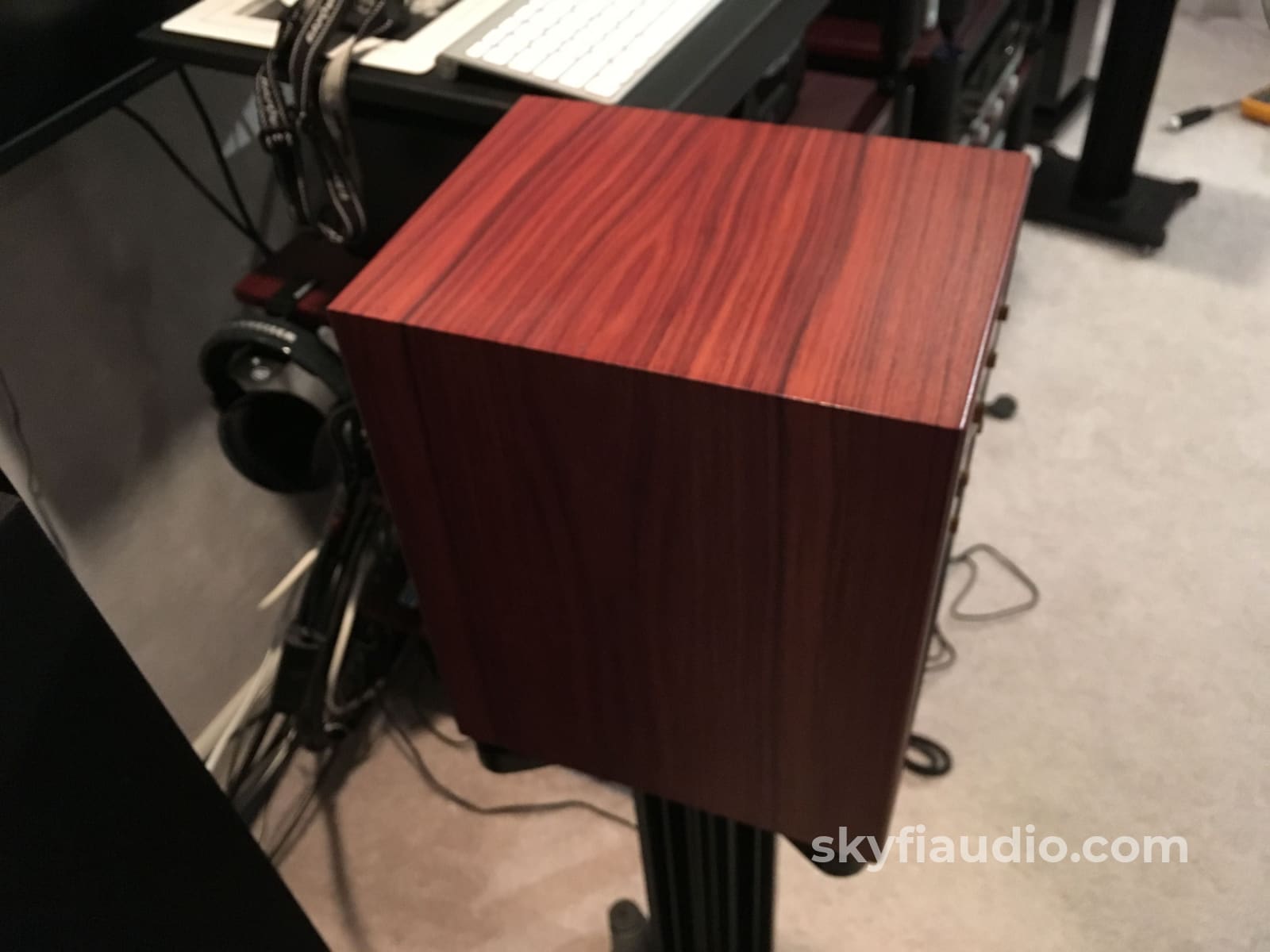 Acoustic Energy Ae-1 Speakers With Matching Stands