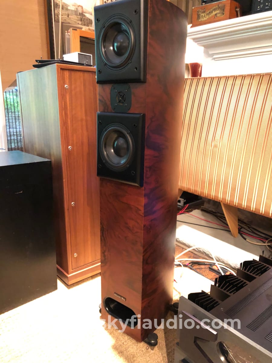 Acoustic Zen Adagio Speakers In A Gorgeous Burled Walnut Finish
