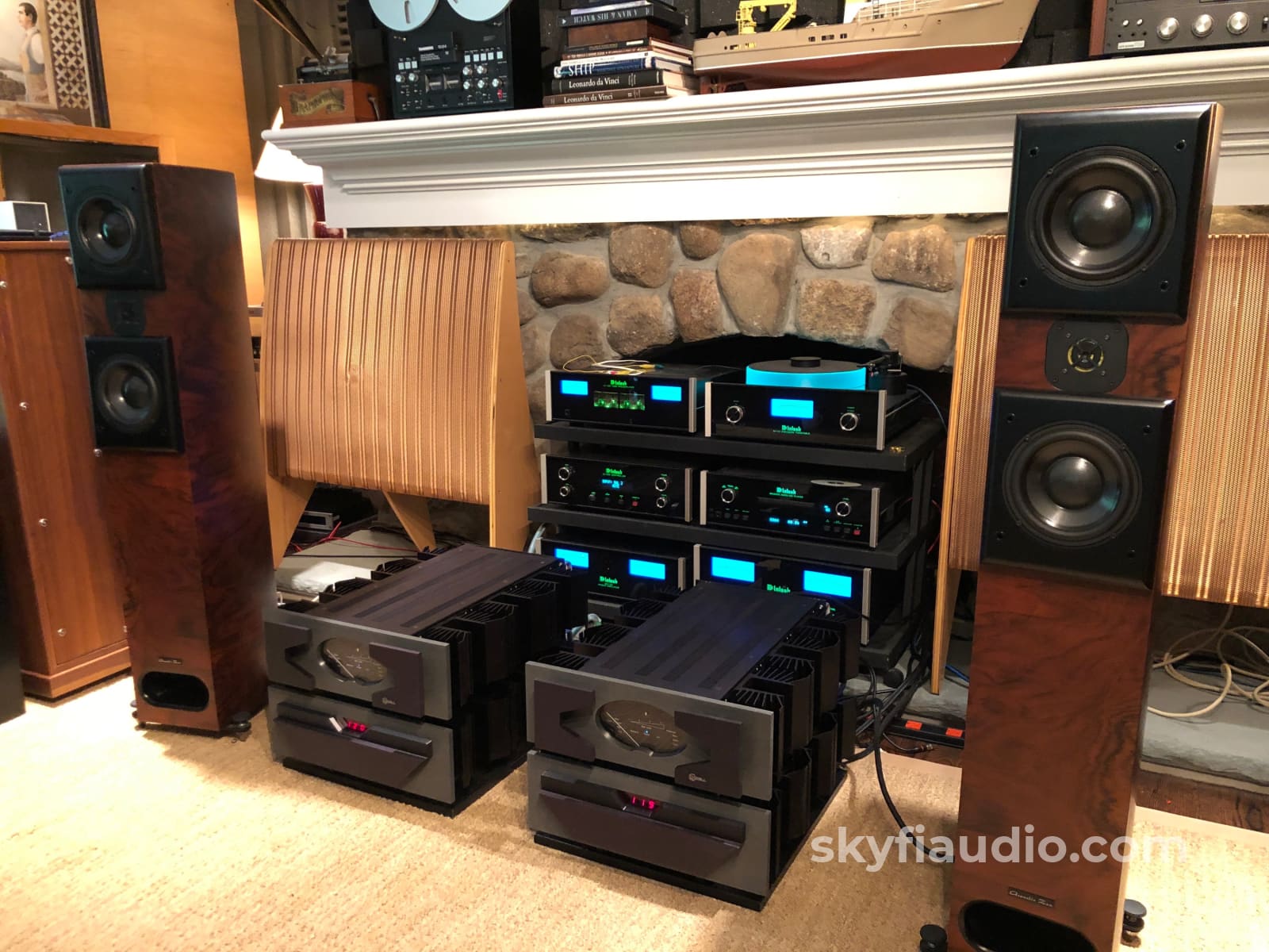 Acoustic Zen Adagio Speakers In A Gorgeous Burled Walnut Finish