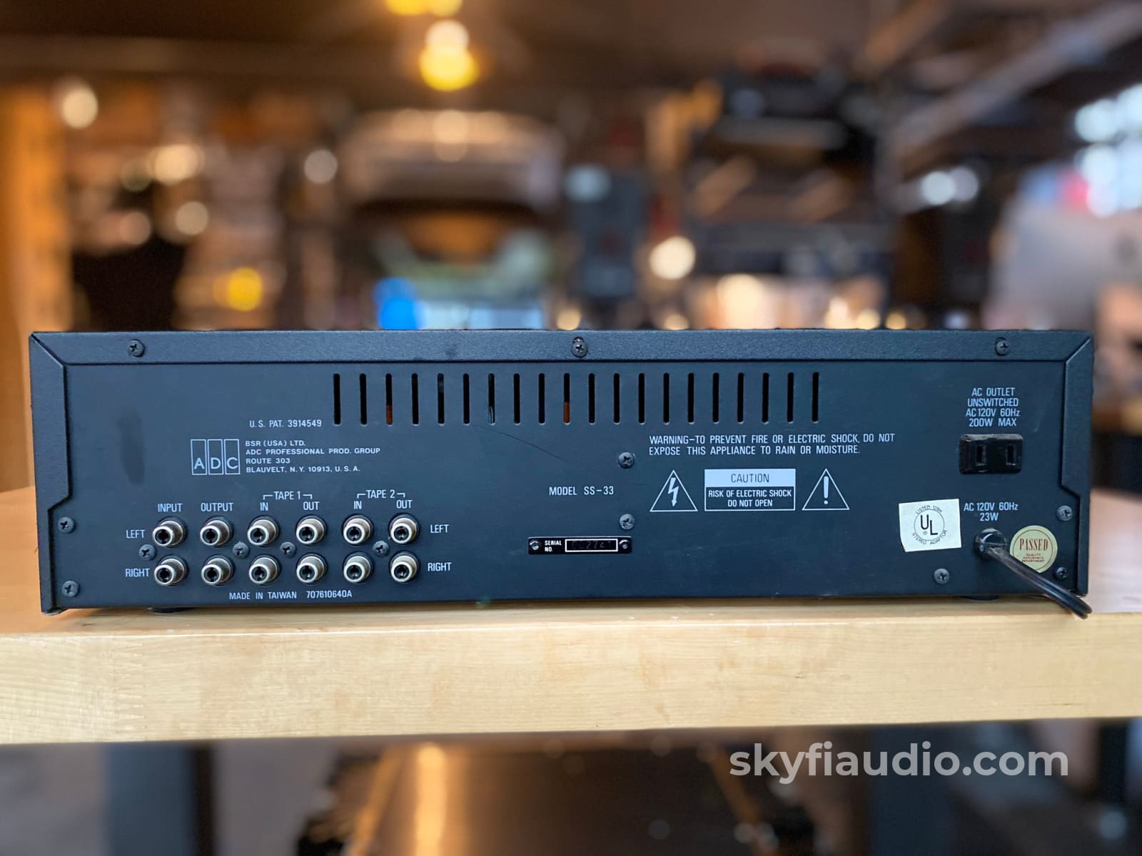 Adc Sound Shaper Thirty Three Ss-33 Vintage 10 Band Equalizer Accessory