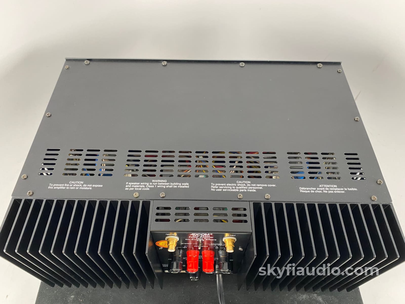 Adcom Gfa-555 Mkii Solid State Vintage Amplifier