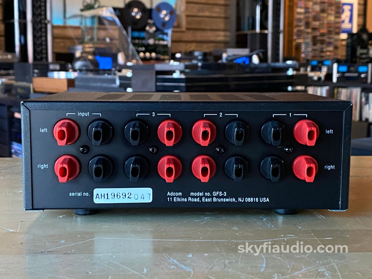 Adcom Gfs-3 Speaker Selector Accessory