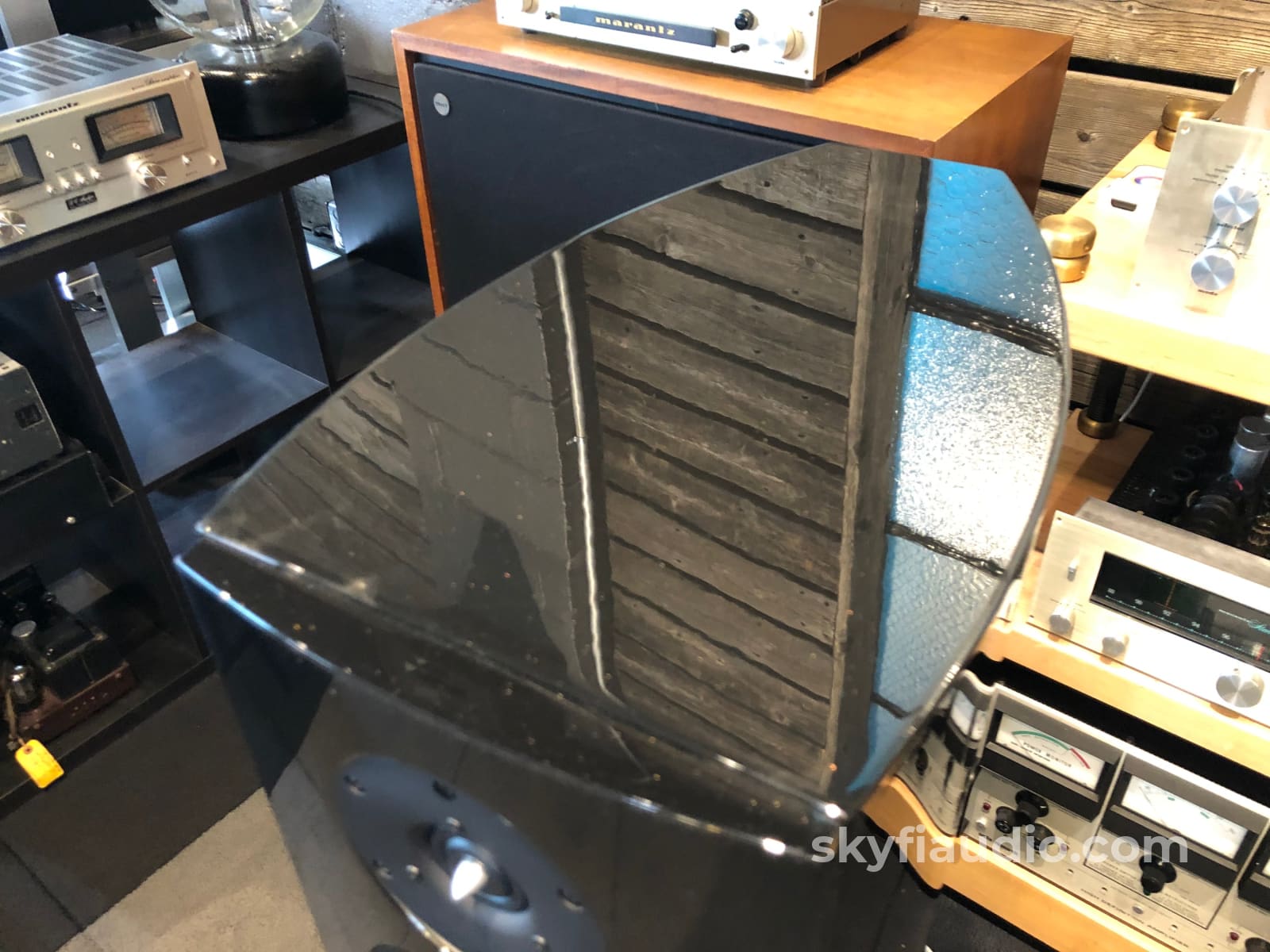 Aerial Acoustics 7T Loudspeakers In Gloss Black - Full Range Speakers