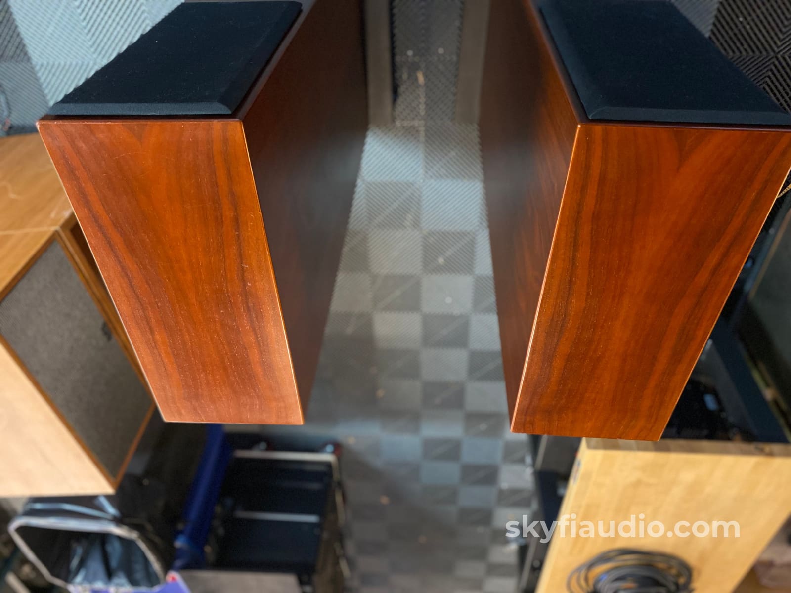 Aerial Acoustics Model 8 Loudspeakers - Highly Revised W/ Matching Wheel Bases Speakers