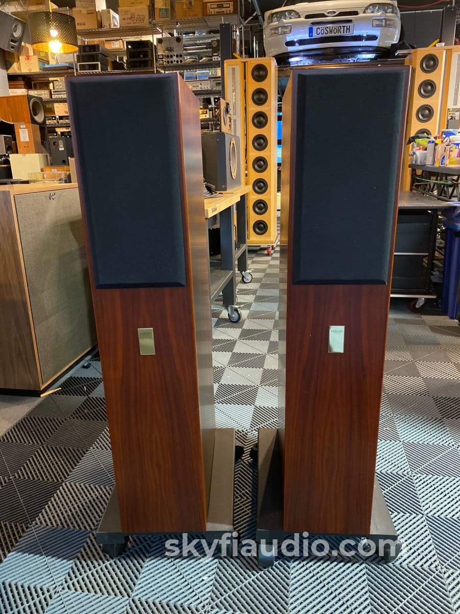 Aerial Acoustics Model 8 Loudspeakers - Highly Revised W/ Matching Wheel Bases Speakers