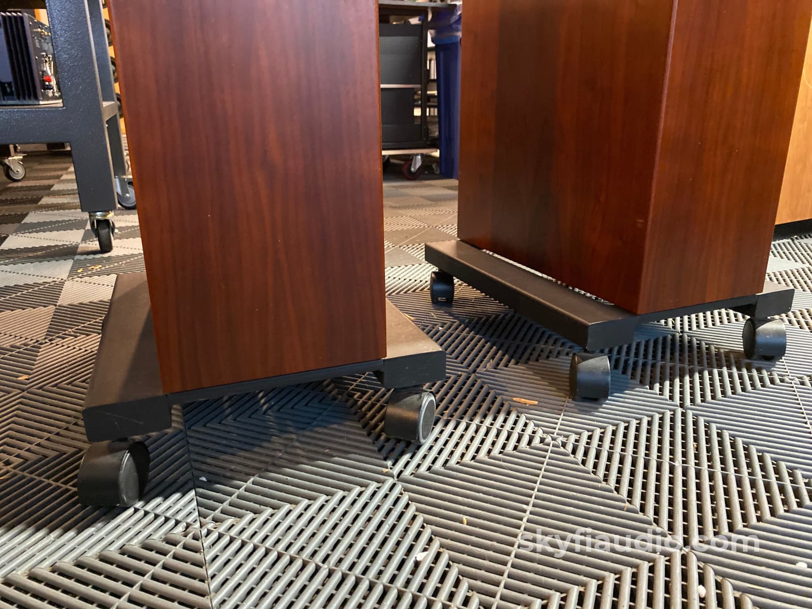 Aerial Acoustics Model 8 Loudspeakers - Highly Revised W/ Matching Wheel Bases Speakers