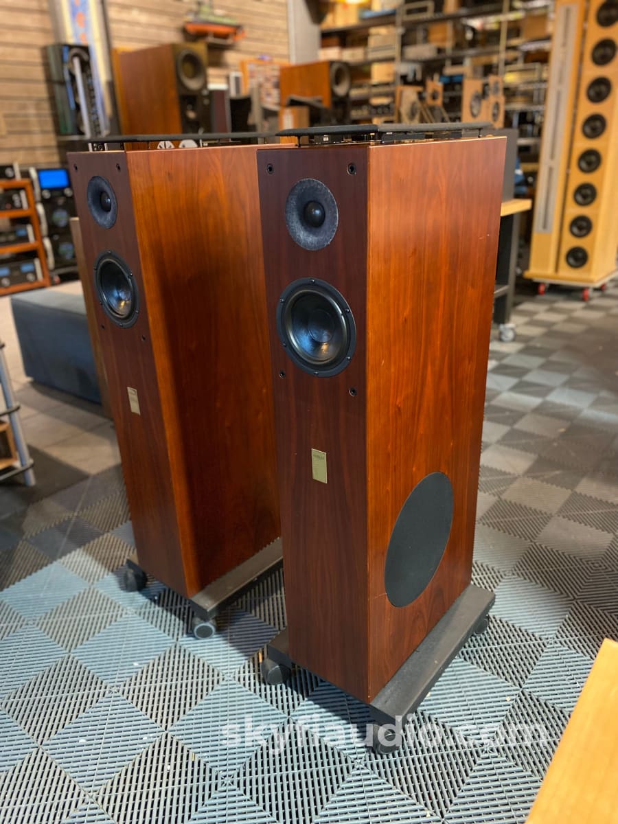 Aerial Acoustics Model 8 Loudspeakers - Highly Revised W/ Matching Wheel Bases Speakers