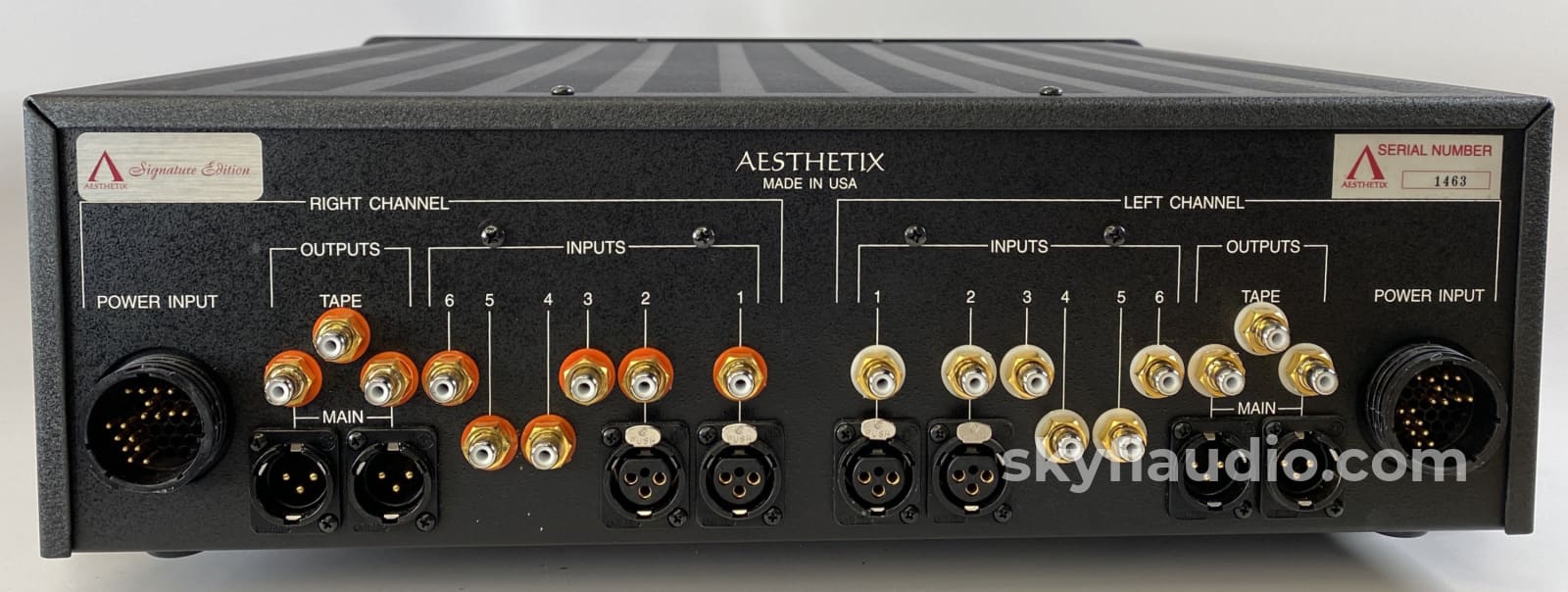 Aesthetix Callisto Signature Edition Tube Preamplifier W/Dual Power Supplies