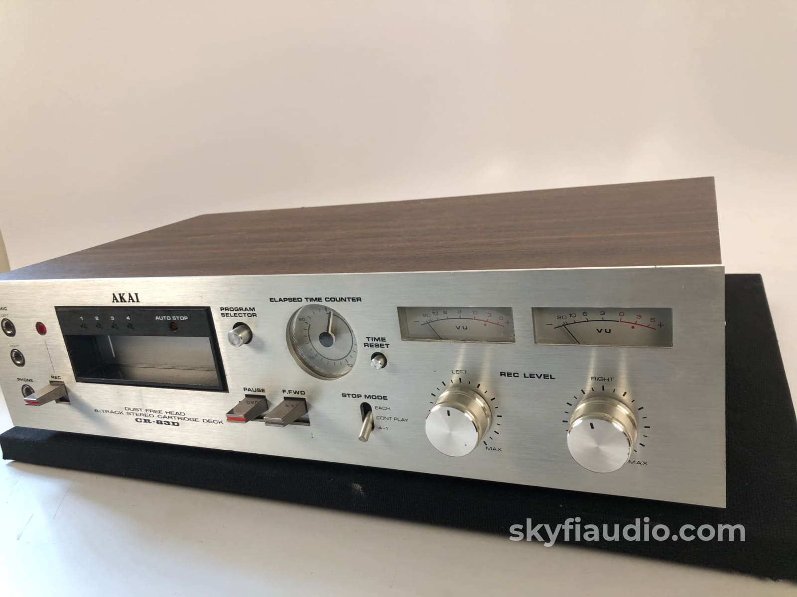 Akai Cr-83D 8-Track Tape Player - Cool Retro Piece! Deck