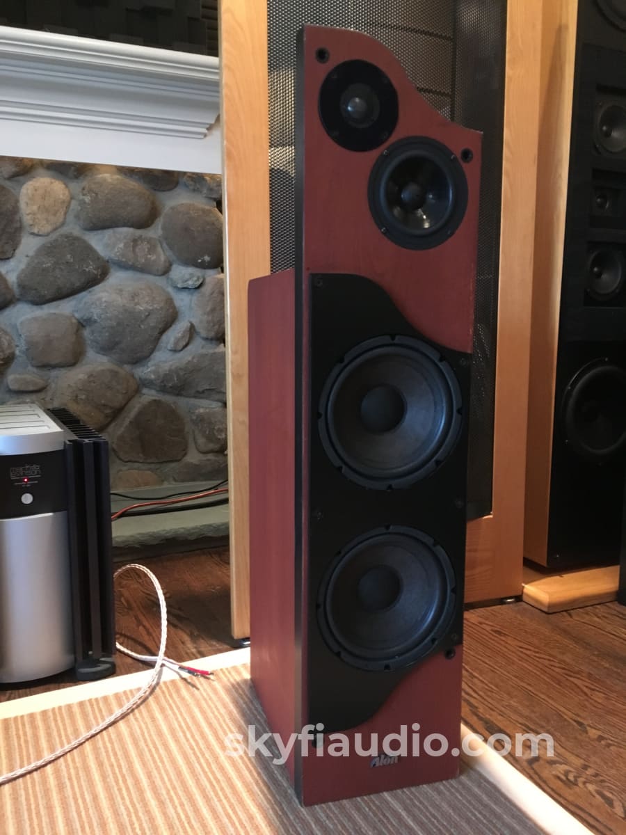 Alon Lotus Elite Speakers - Restored And Super Rare Cherry