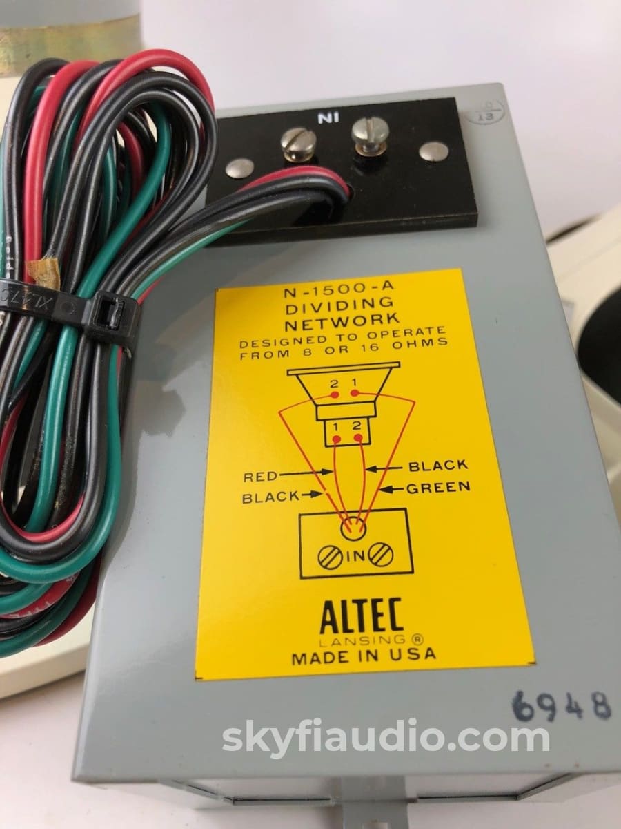 Altec Lansing 604E 15 Drivers W/Crossovers - Mint Condition Fully Tested Speakers