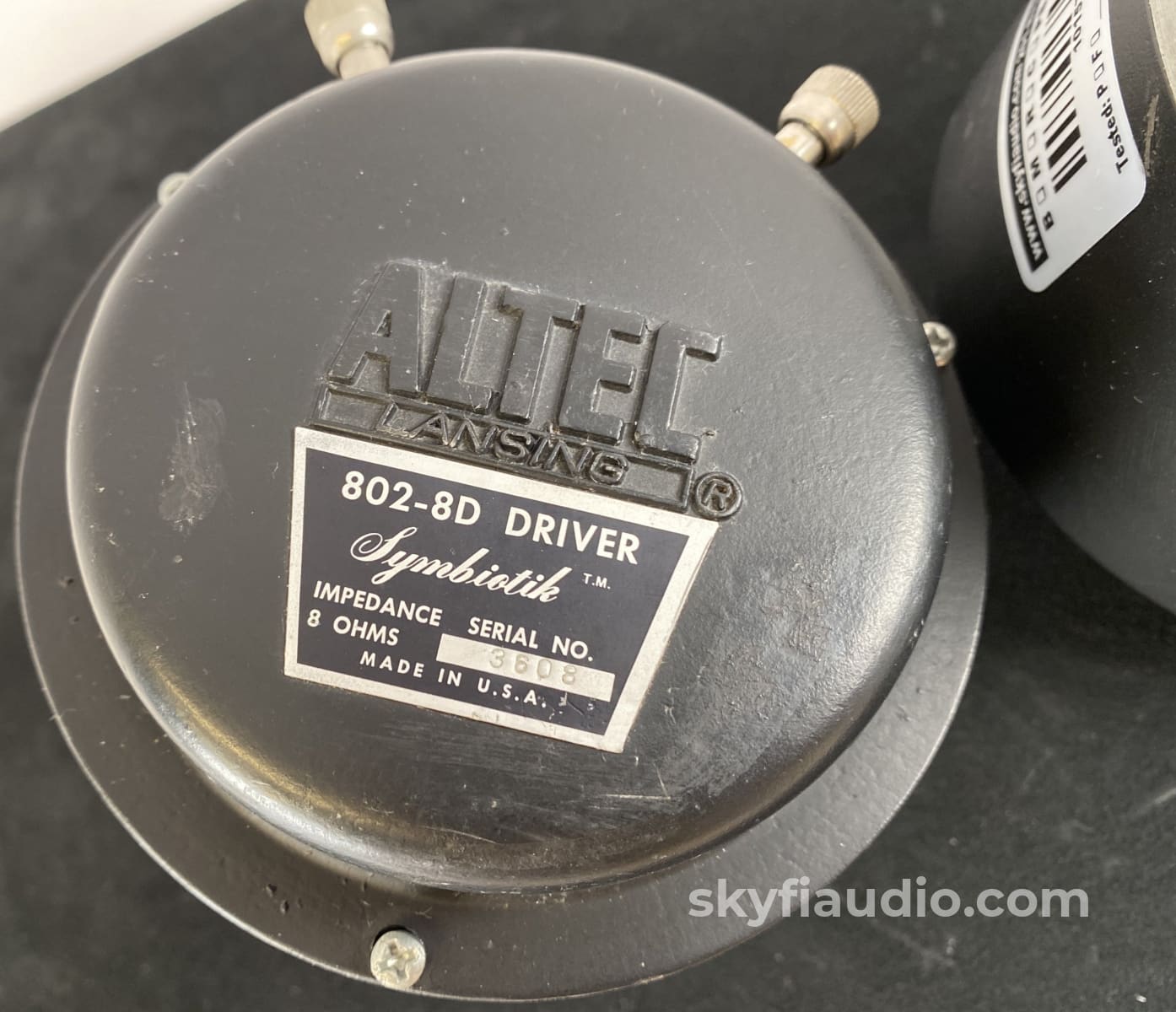 Altec Lansing 802-8D Driver Pair With Matching Date Codes - Super Rare Speakers
