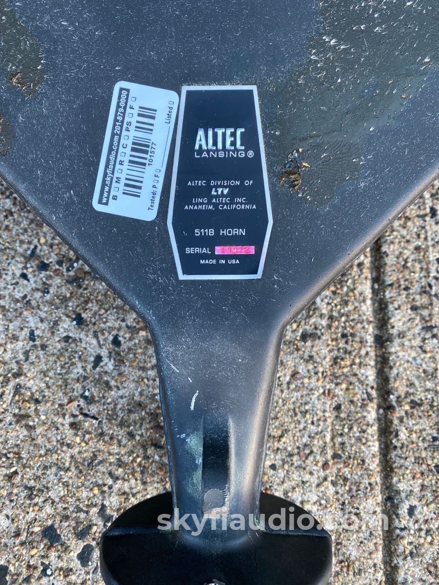 Altec Lansing - Rare Set Of 511B Horns Speakers