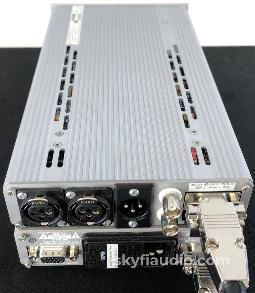 Apogee Ad-1000 Reference Standard 20-Bit Resolution A/D Converter With Ps-1000E External Power