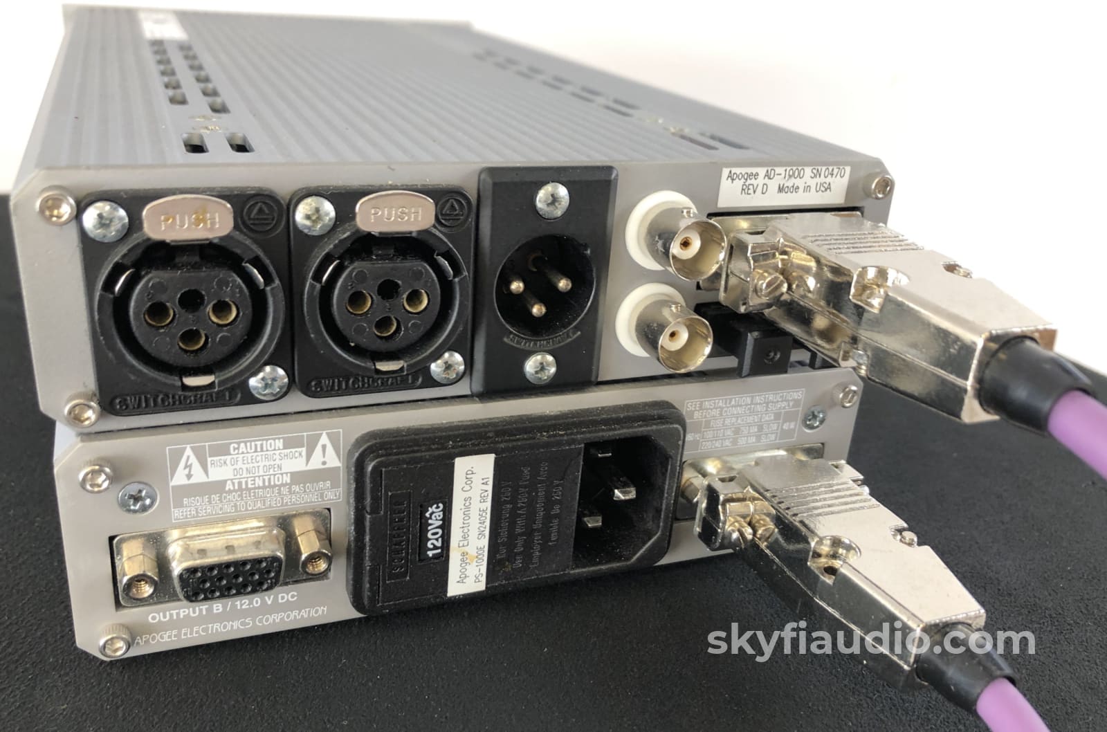 Apogee Ad-1000 Reference Standard 20-Bit Resolution A/D Converter With Ps-1000E External Power