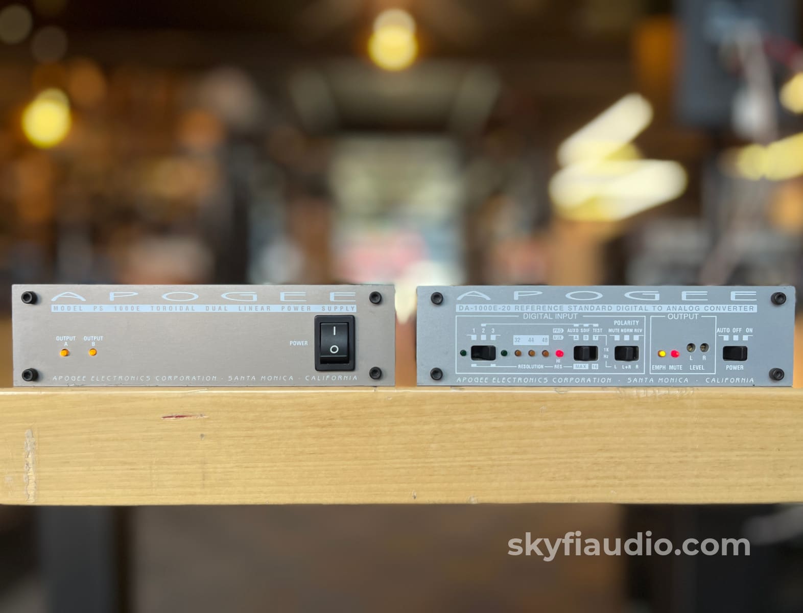 Apogee DA-1000E-20 DAC & PS-1000E Power Supply - w/ Wyde Eye Coaxial C