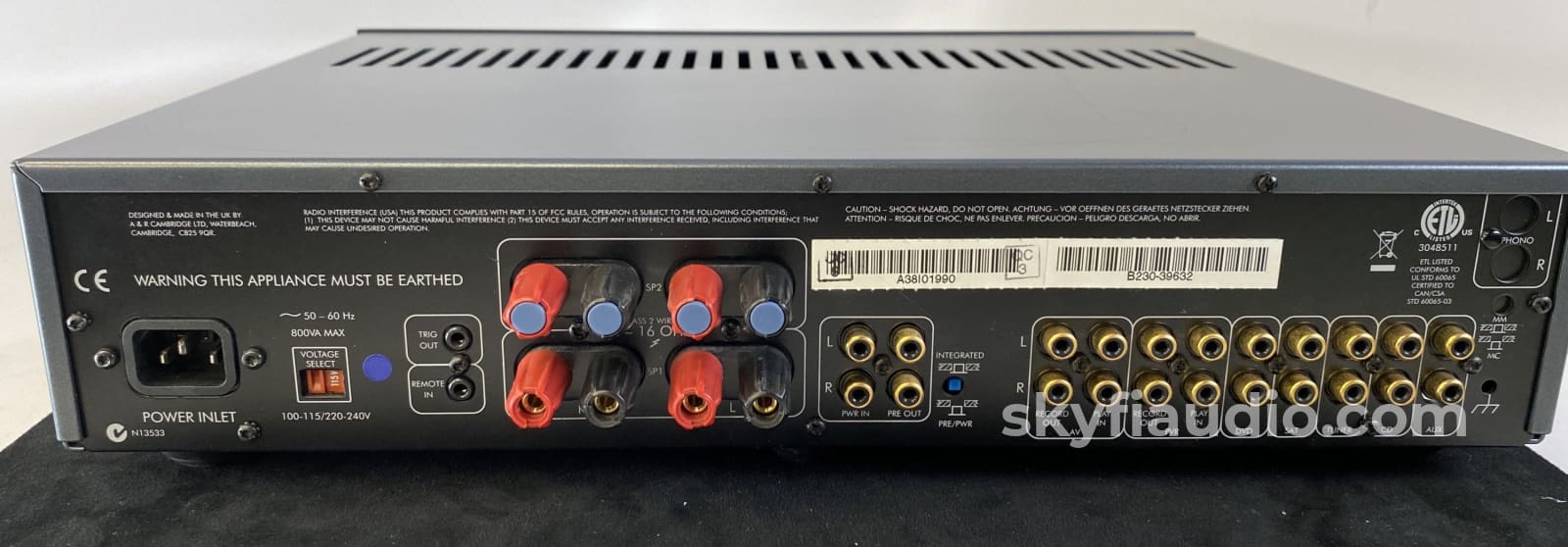 Arcam Fmj A38 Integrated Amplifier - Complete Set