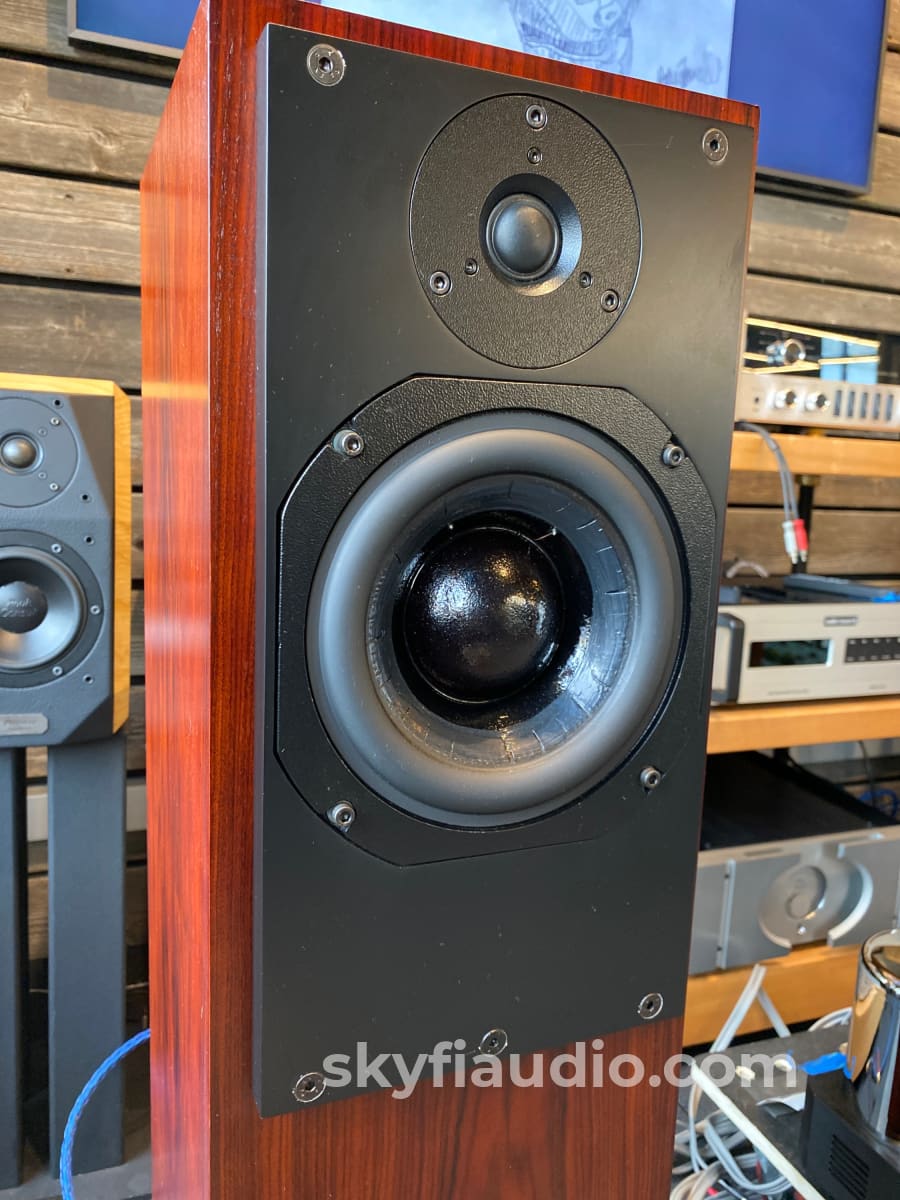 Atc Scm 20T Speakers In Red Mahogany