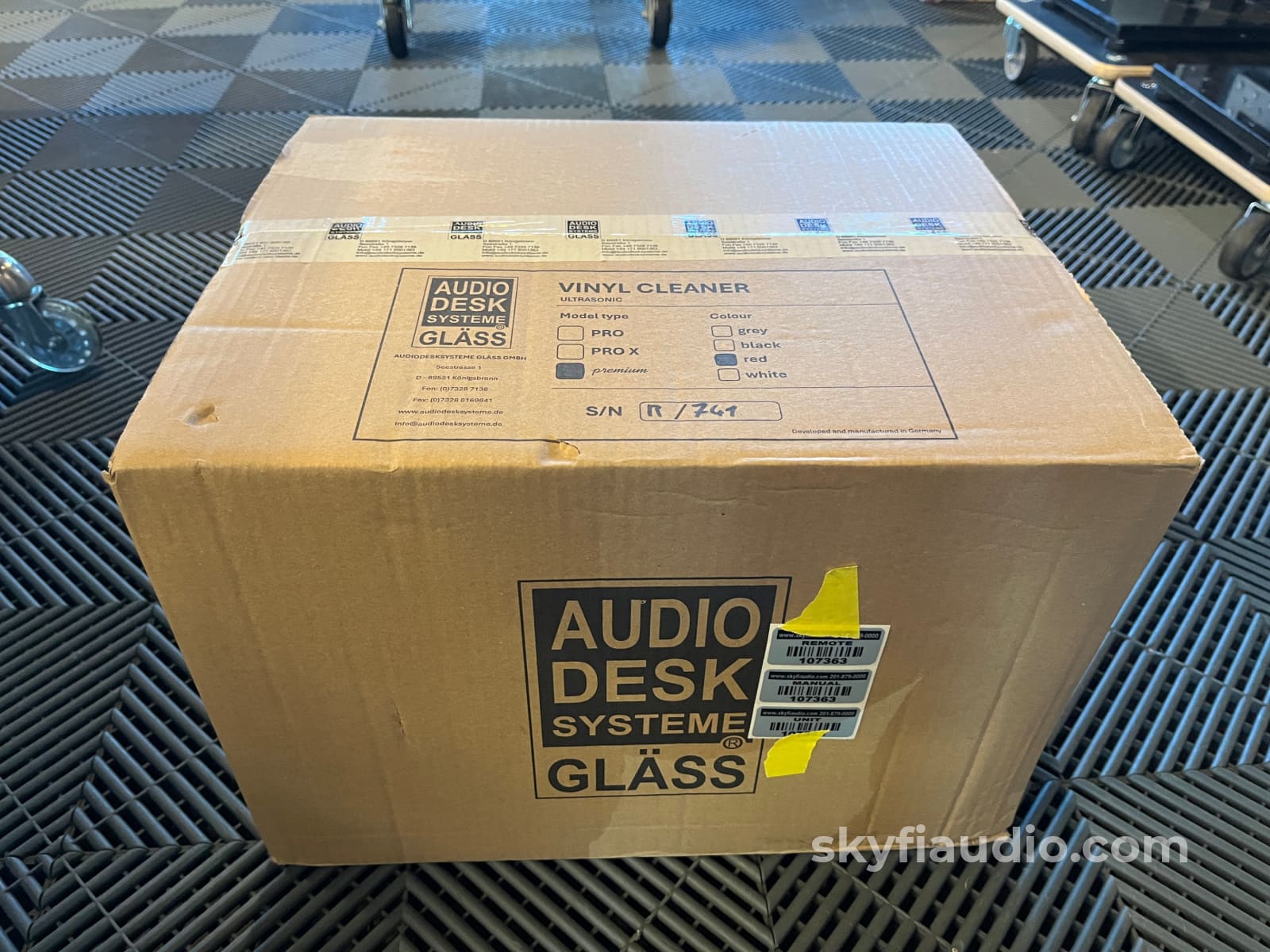 Audio Desk Vinyl Cleaner Premium Record Cleaning Machine - New Factory Sealed Accessory