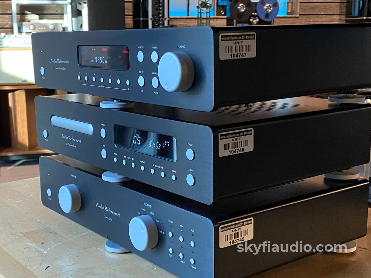 Audio Refinement Complete 3 Piece Set Integrated Cd And Tuner (Yba) Amplifier