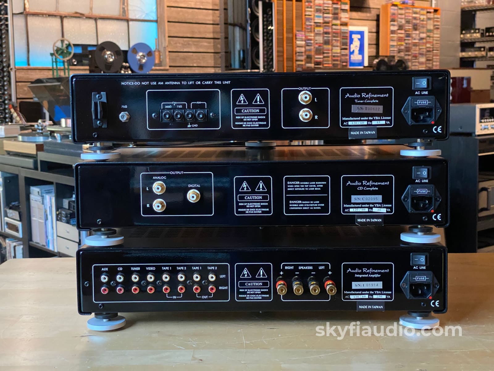 Audio Refinement Complete 3 Piece Set Integrated Cd And Tuner (Yba) Amplifier