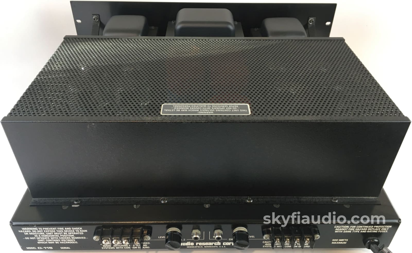 Audio Research D-115 Classic Tube Amplifier - Silver Or Black Faceplate Choice