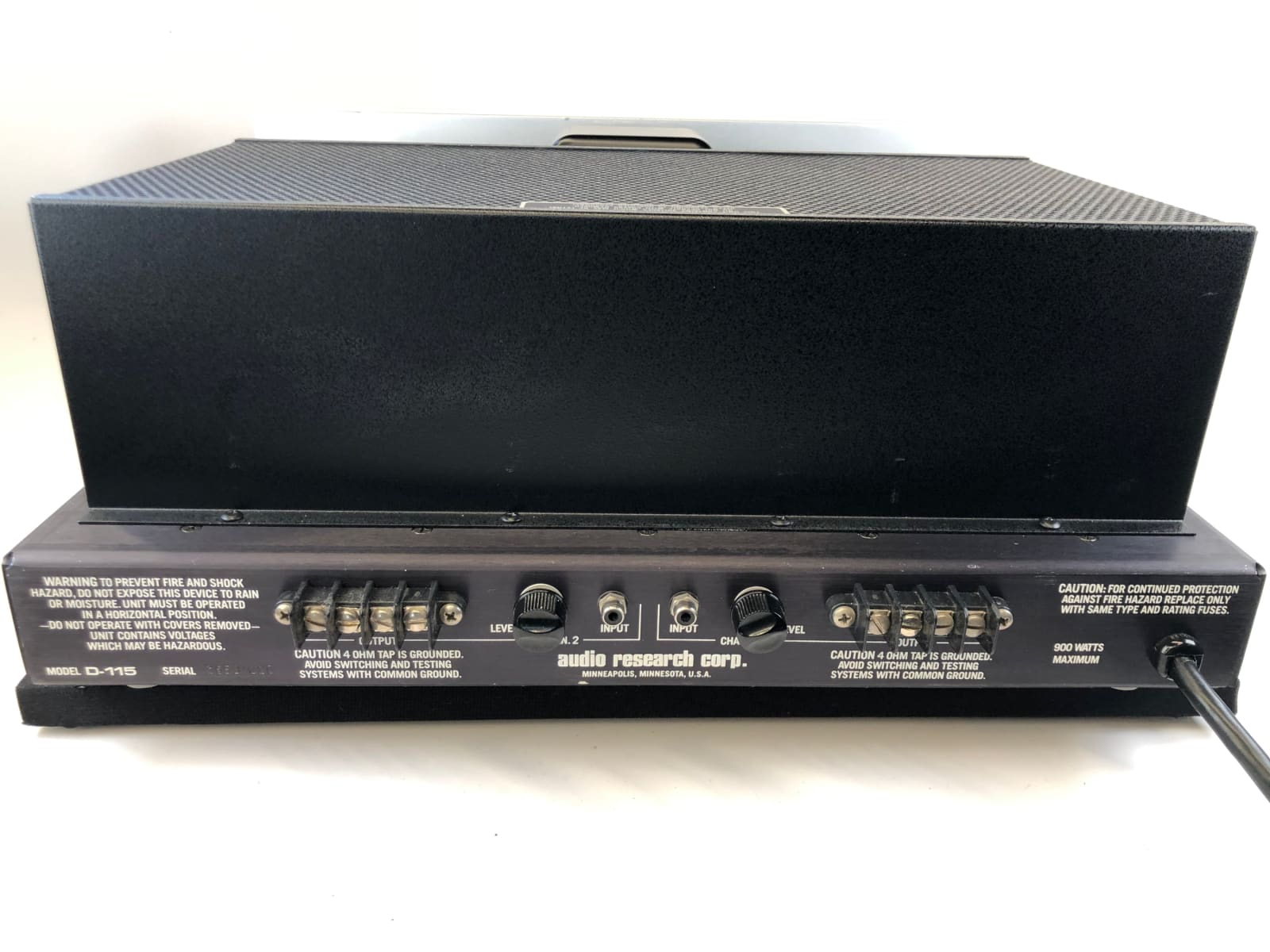 Audio Research D-115 Classic Tube Power Amp - Silver Faceplate Amplifier