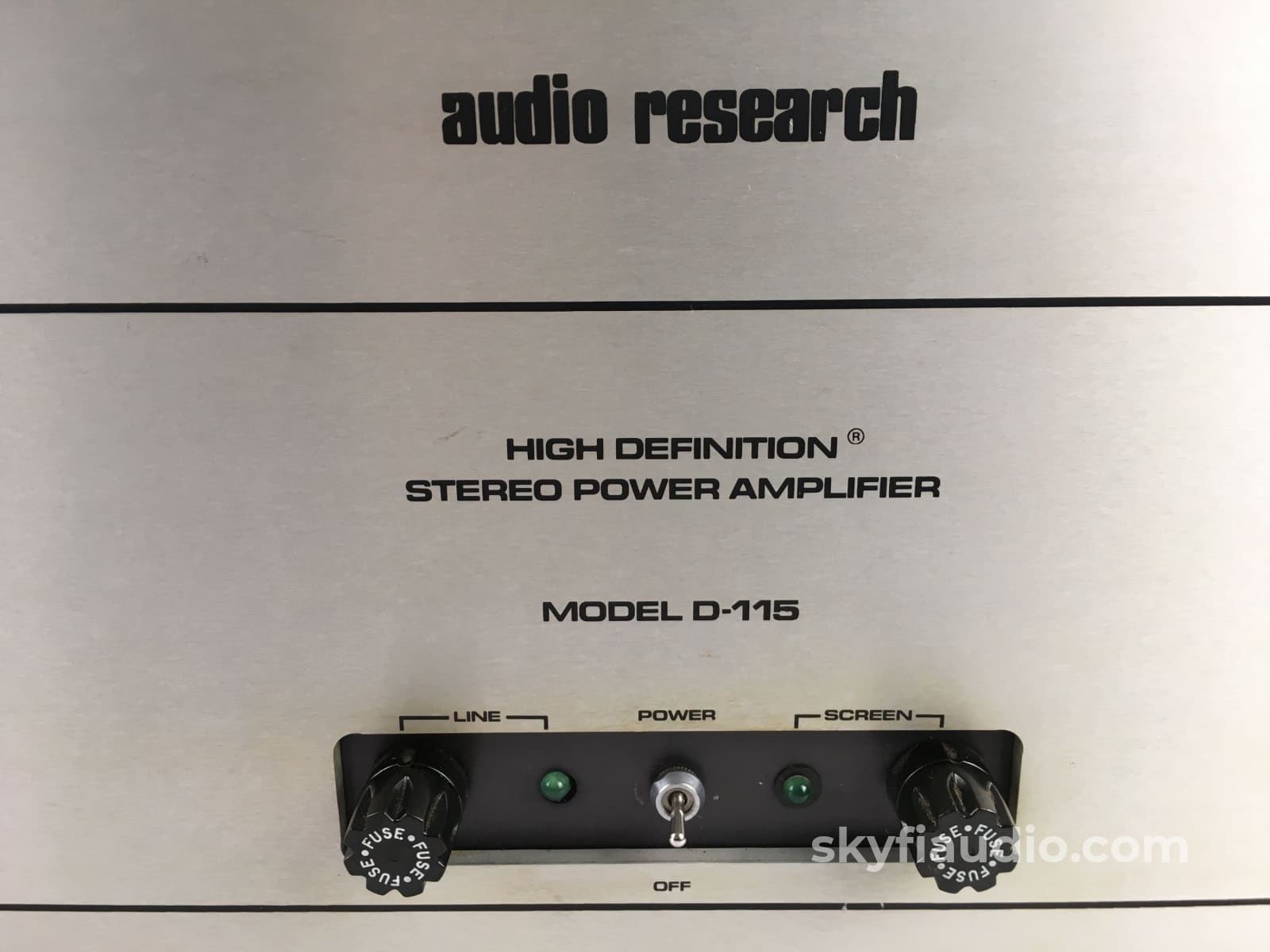 Audio Research D-115 Tube Amplifier