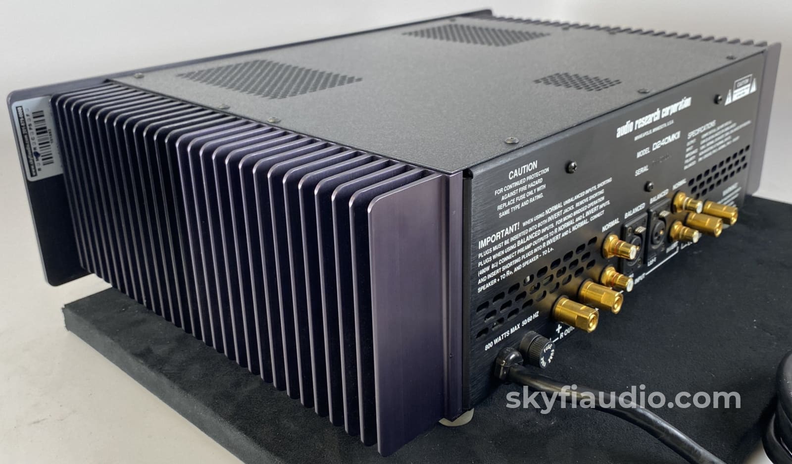 Audio Research D240 Mkii Amplifier - Serviced And Powerful