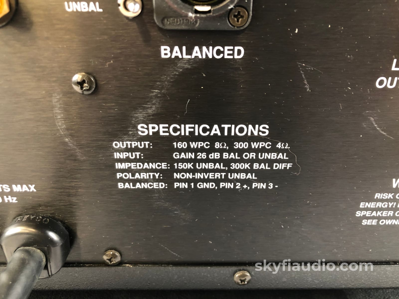 Audio Research D300 Solid State Amplifier - 160W