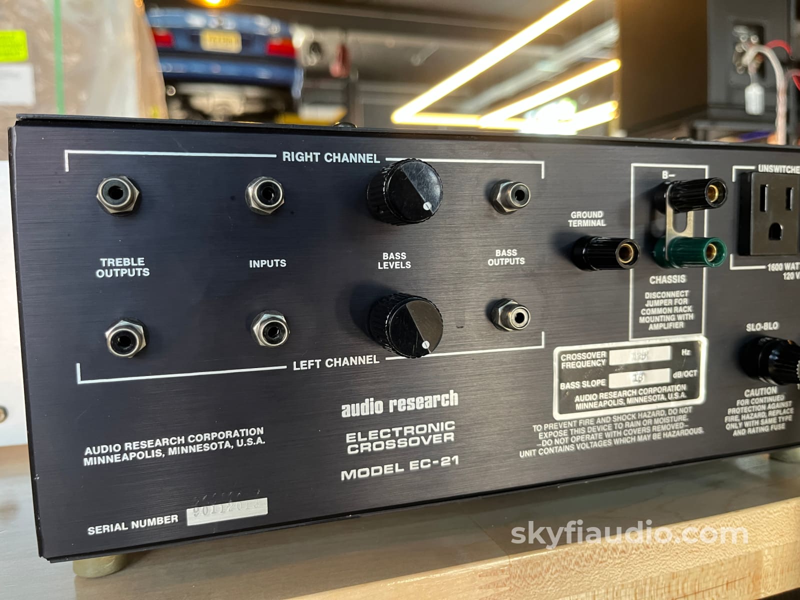 Audio Research EC-21 Active 2-Way Tube Crossover - Serviced Accessory