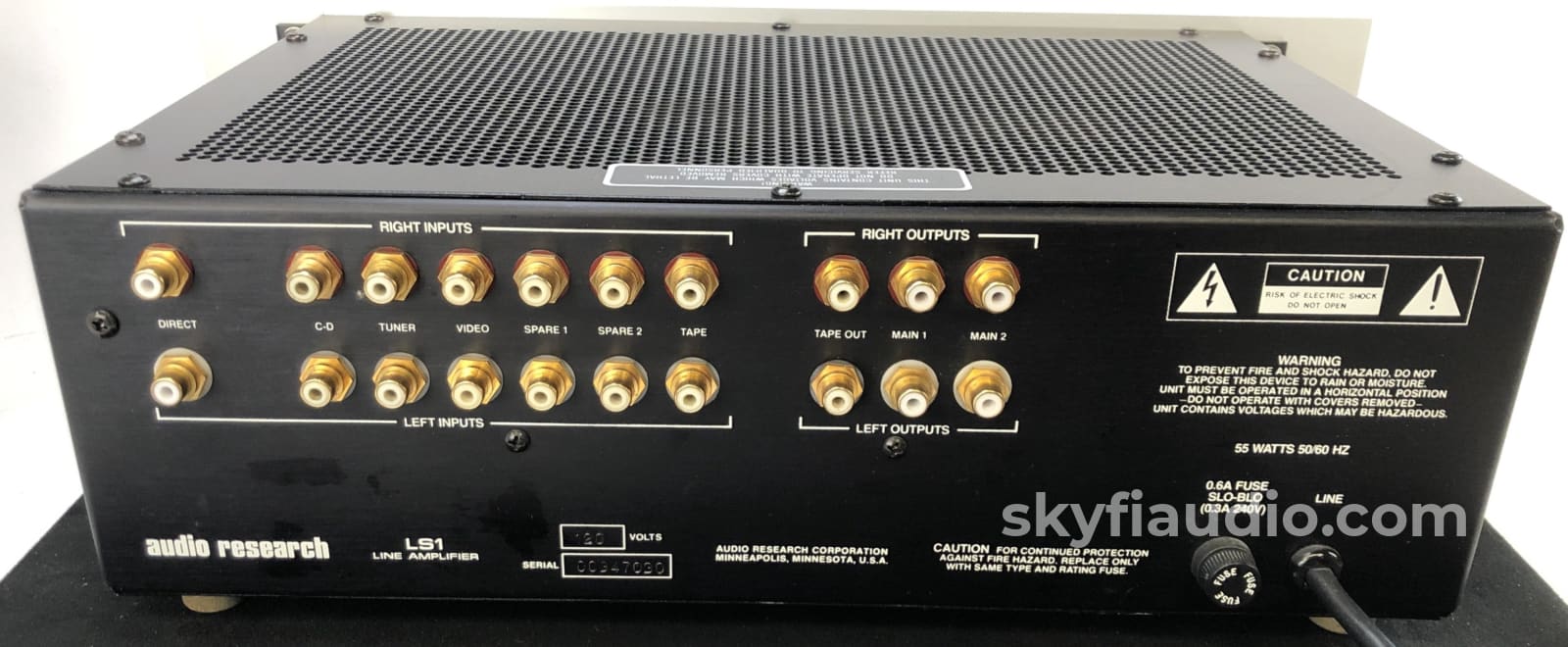Audio Research Ls1 Line Stage Hybrid Tube Amplifier - Complete With Box And Serviced Preamplifier