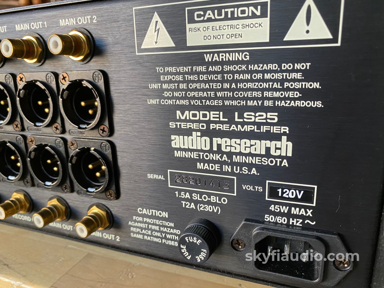 Audio Research Ls25 Mki Tube Preamp W/ Factory High Gain & Sonic Improvement Mods Installed