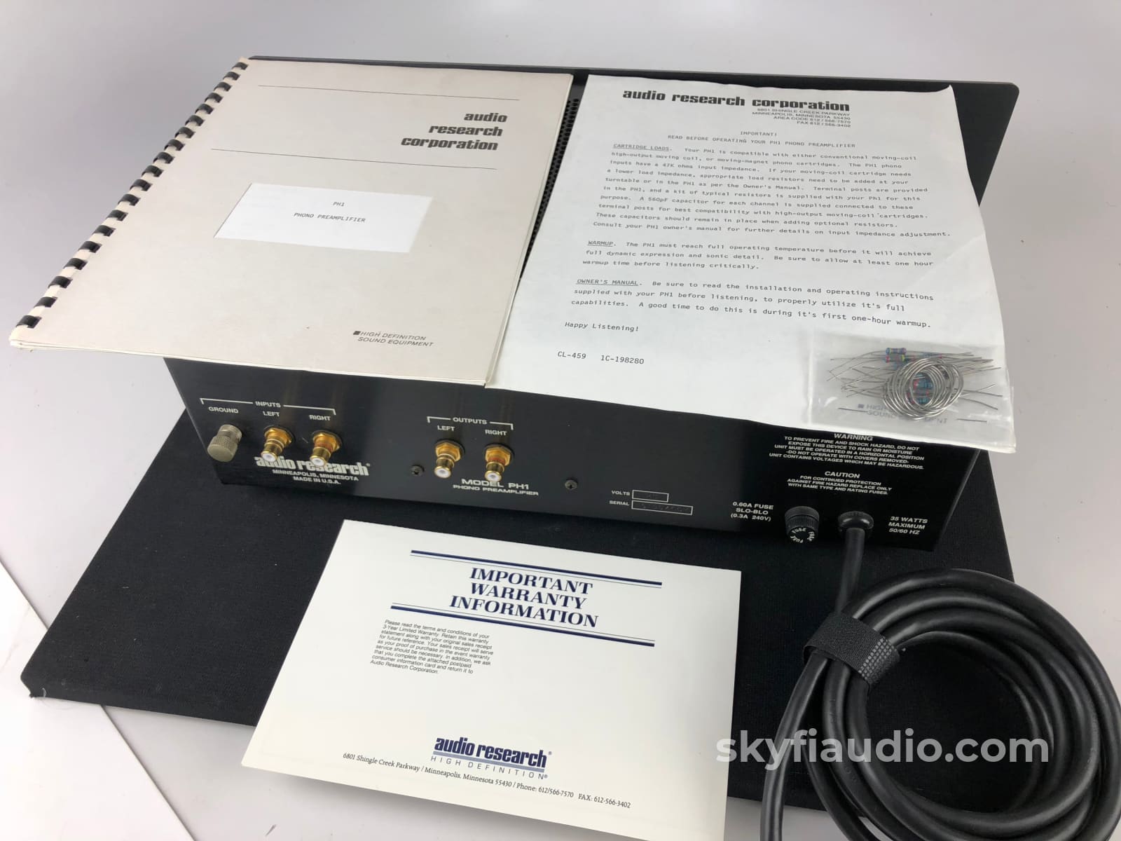 Audio Research Ph1 Phono Preamp Preamplifier