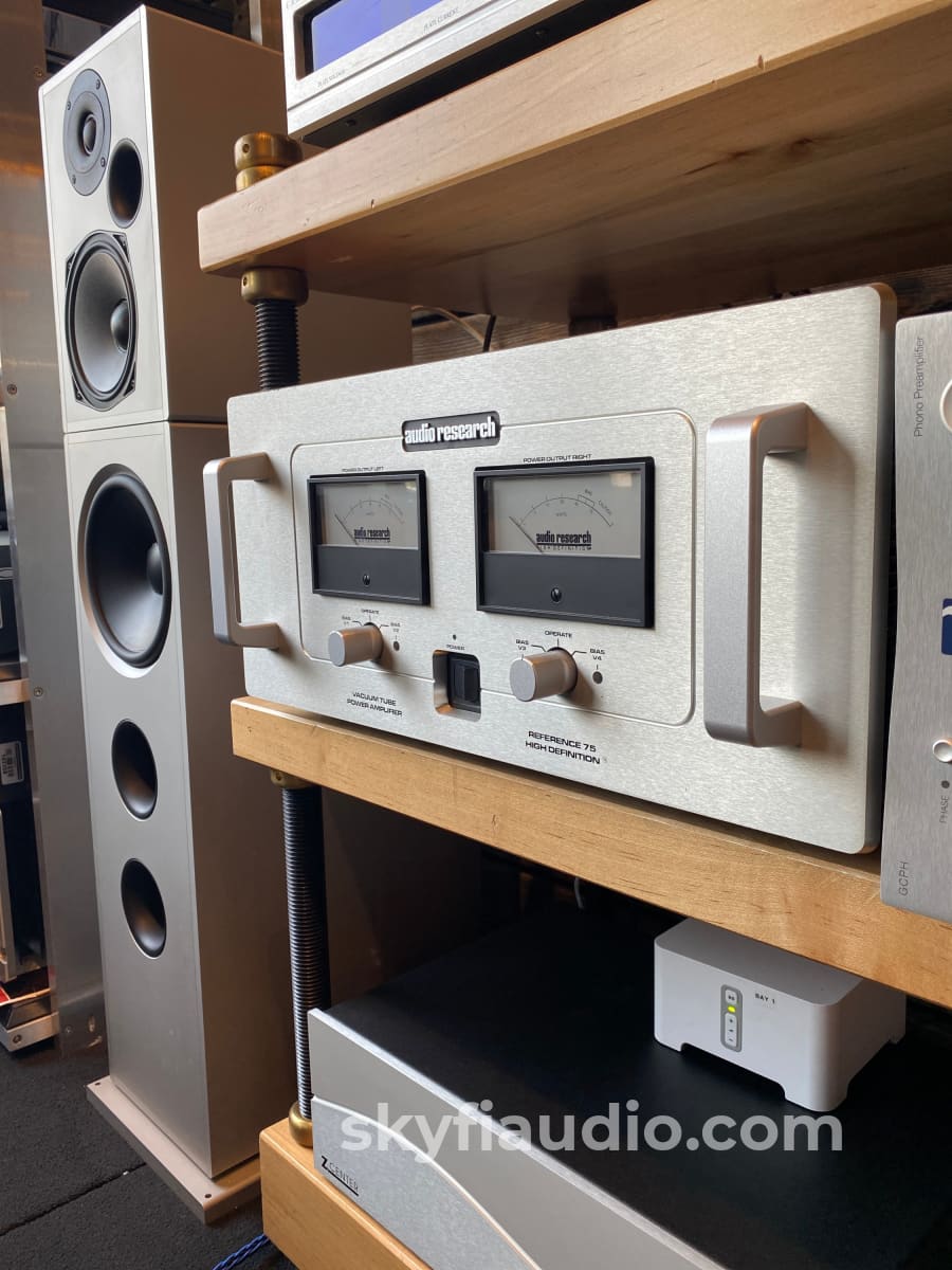 Audio Research Reference 75 Se Stereo Tube Amplifier - Complete Set