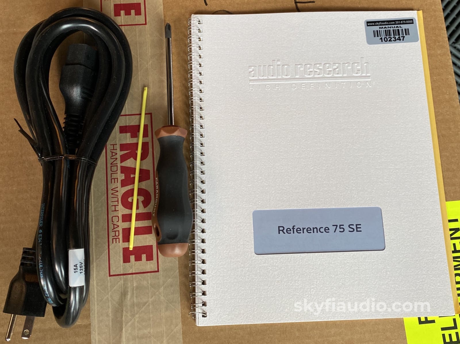 Audio Research Reference 75 Se Stereo Tube Amplifier - Complete Set