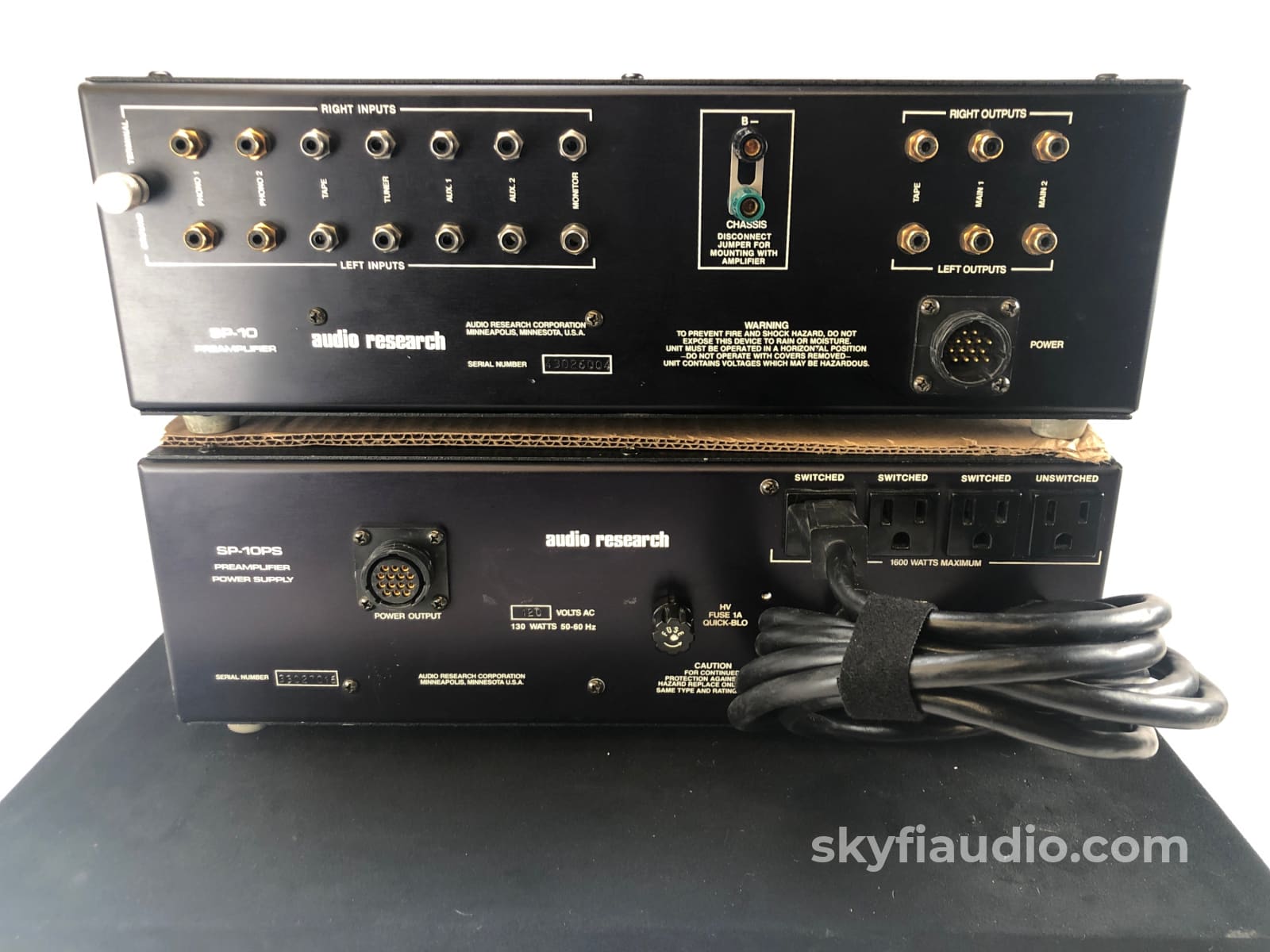 Audio Research Sp-10 - Two Chassis Tube Preamplifier
