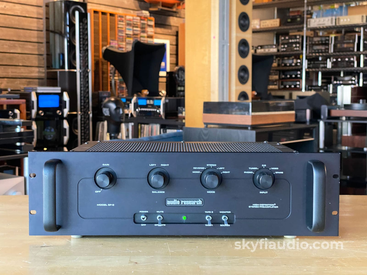 Audio Research Sp9 Mkii Tube /Solid State Hybrid Preamp With Phono Input Preamplifier