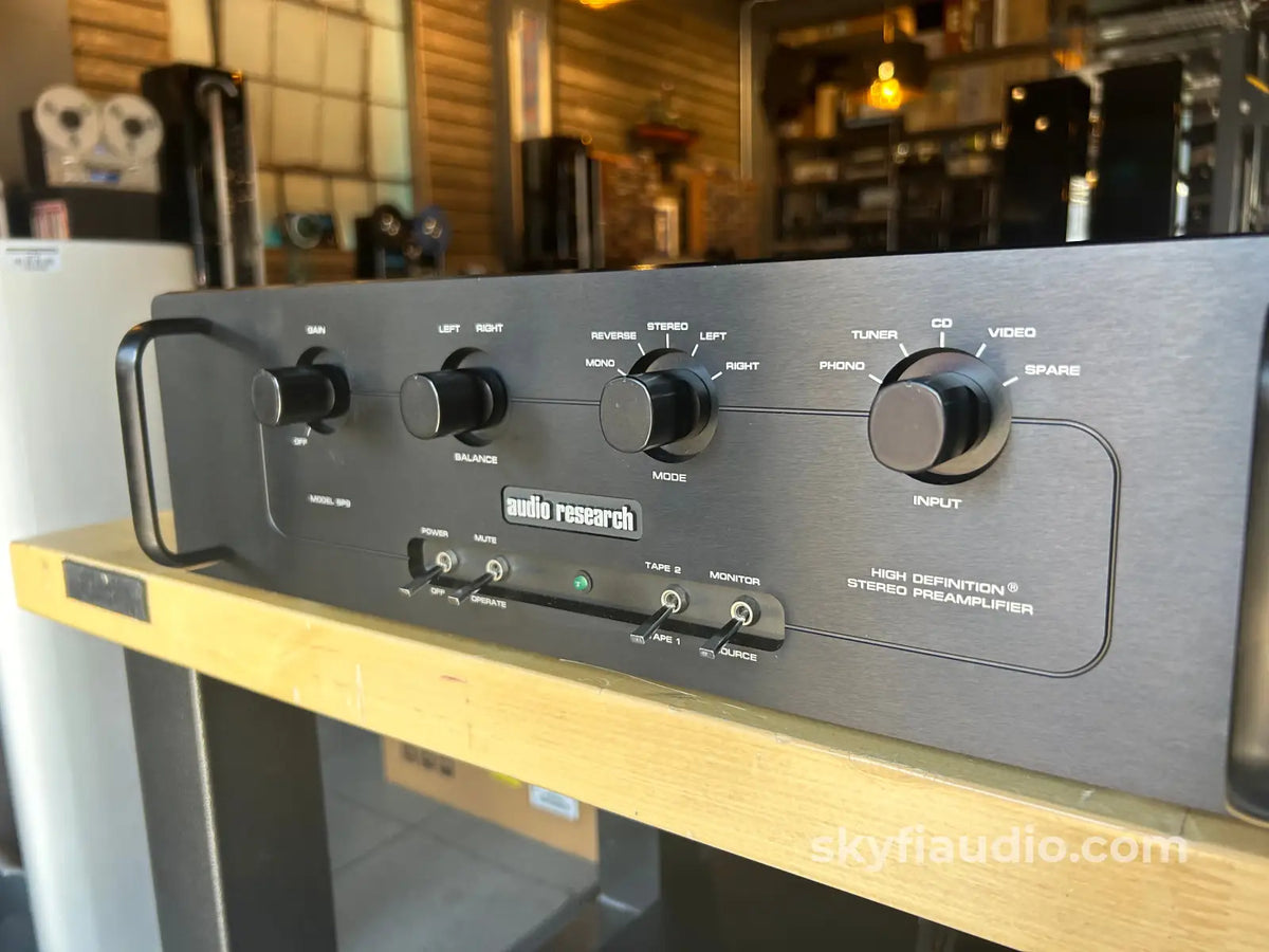 Audio Research Sp9 Mkiii Tube Preamp With Phono Preamplifier