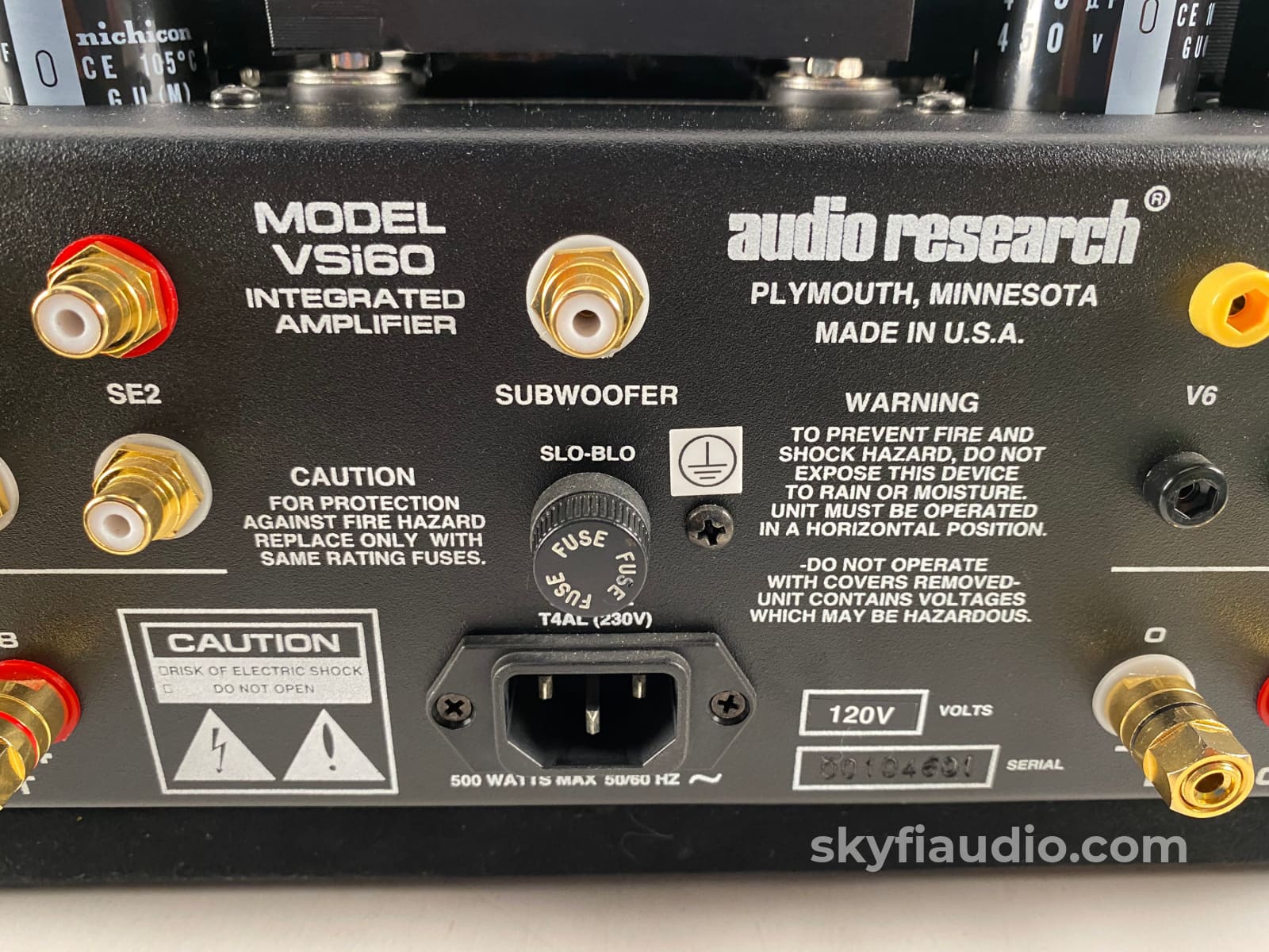 Audio Research Vsi60 Integrated Tube Amplifier
