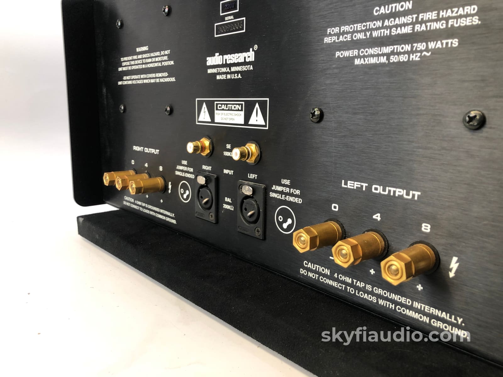 Audio Research Vt100 Mkii Vintage 100W Tube Amplifier - 110V/220V