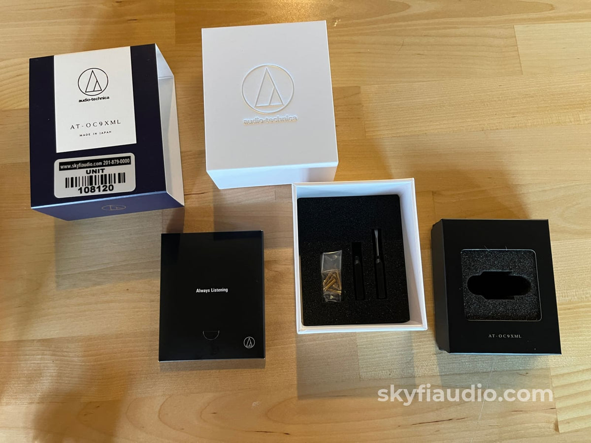 Audio Technica AT-OC9XML MC Cartridge W/ AT-LH13H Head Shell - For Technics Tables - Phono Cartridge